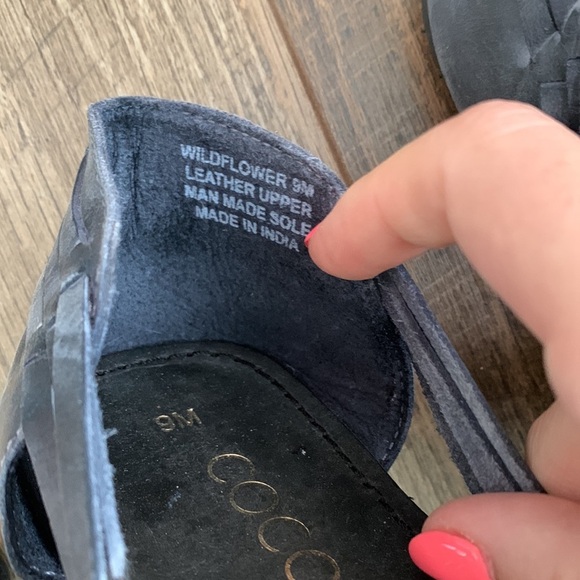 Matisse Wildflower Woven Leather Flat Sandals size 9 - Picture 8 of 8